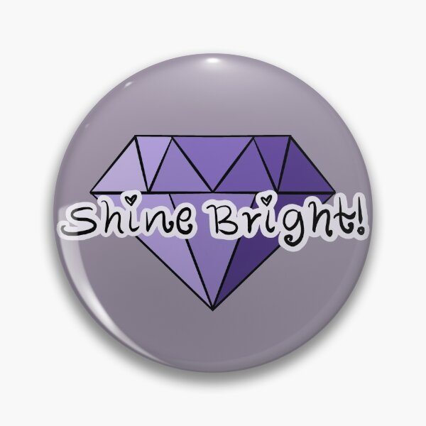 Artikelvorschau, Leuchten Sie hell auf einem lila Diamanten entworfen und verkauft von LavenderKitten.