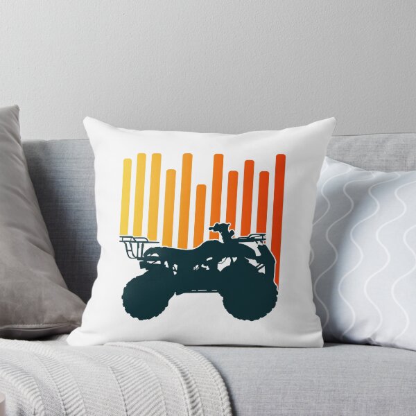 Aperçu de l'œuvre ATV Quad 4-Wheeler Vertical Stripe Sunset créée et vendue par liftdesign.