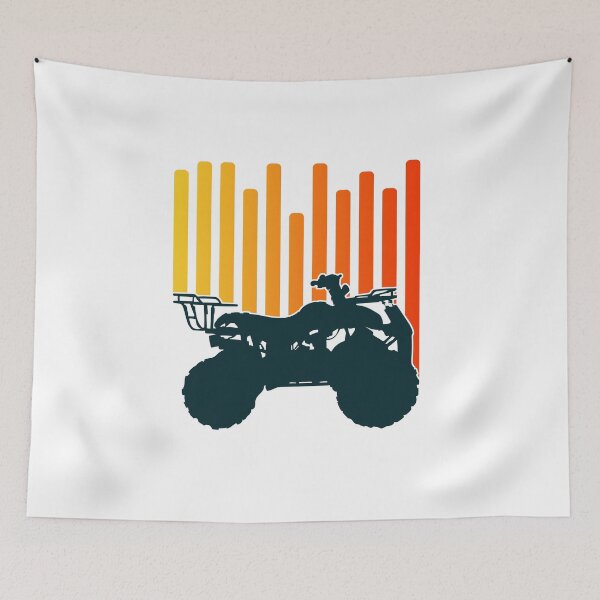 Item preview, ATV Quad 4-Wheeler Vertical Stripe Sunset designed and sold by liftdesign.