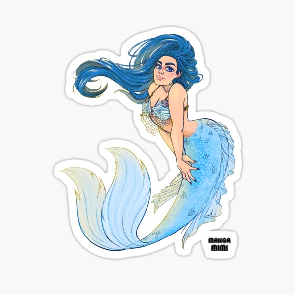 Mermaid Mimi Sticker