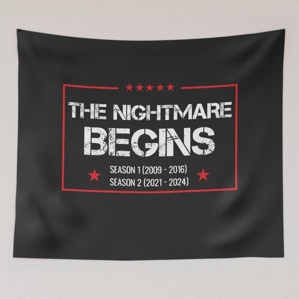 Item preview, The nightmare begins season 1 (2009 2016 )season 2 (2021 2024) designed and sold by Dream-bubble.