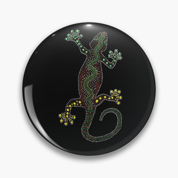 Item preview, Australian Aboriginal Art Lizard designed and sold by MonatheExplorer.