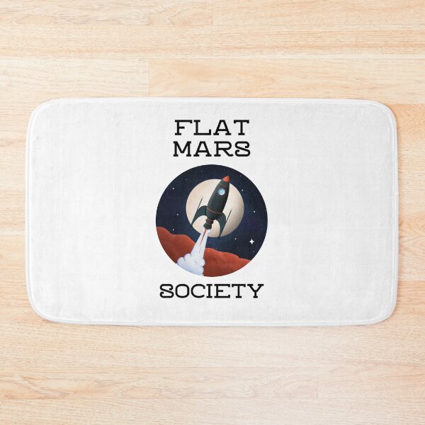 Item preview, Flat Mars Society Rocket & Planet designed and sold by liftdesign.