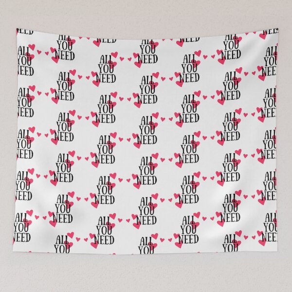 Item preview, All You Need - Valentines Love Hearts designed and sold by Zentropik.