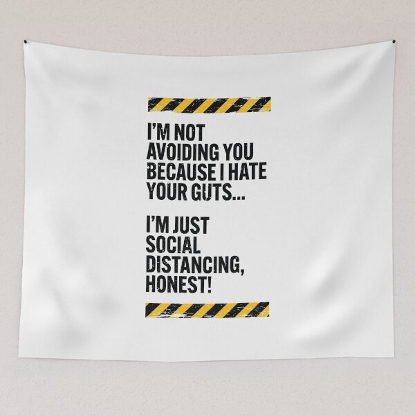 Item preview, I'm just social distancing...honest designed and sold by Viva-la-Tees.