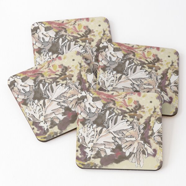 Item preview, Flower pods in cream designed and sold by JoannaBranchArt.