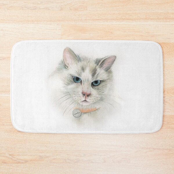 Item preview, cat ragdoll white domestic pet designed and sold by Giana Tenius.