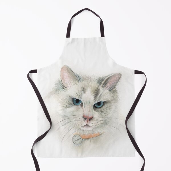 Item preview, cat ragdoll white domestic pet designed and sold by Giana Tenius.
