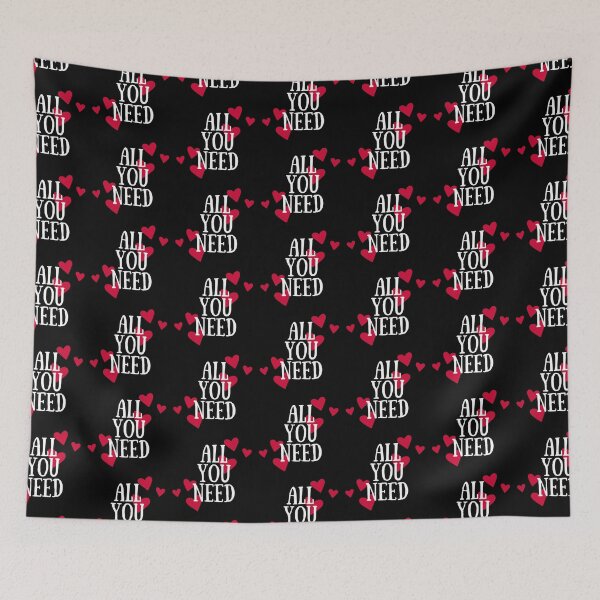 Item preview, All You Need - Valentines Love Hearts designed and sold by Zentropik.