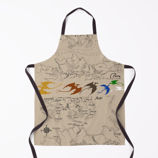 Item preview, Dragonriders of Pern Maps (Beige Background) designed and sold by doodlesbyCara.