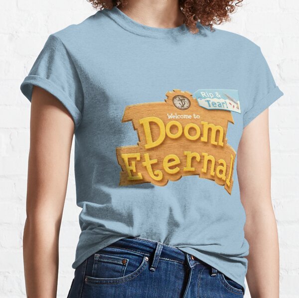 doom eternal animal crossing t shirt