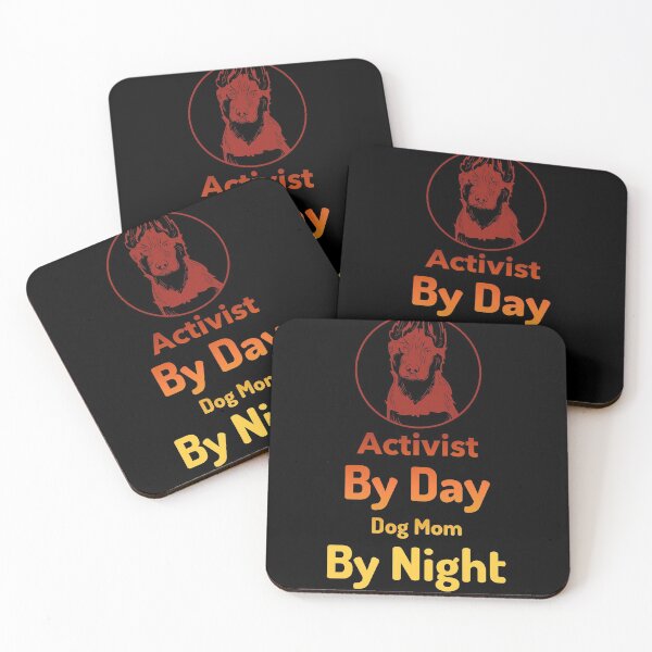 Item preview, Activist By Day, Dog Mom By Night designed and sold by jtechlimitless.