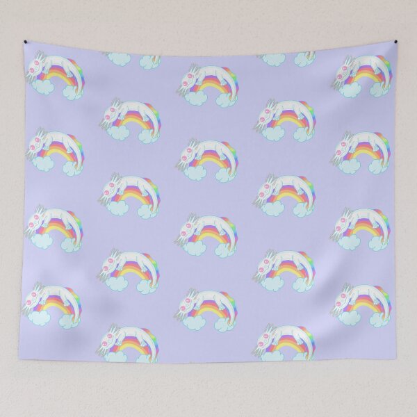 Item preview, Rainbow axolotl pastel purple version  designed and sold by KatyChristoff.