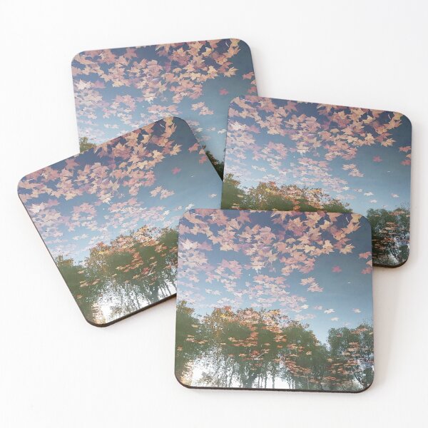 Item preview, Autumn Leaves Floating Above Trees designed and sold by Colorful Misfits.