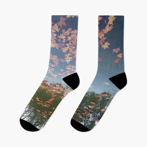Item preview, Autumn Leaves Floating Above Trees designed and sold by Colorful Misfits.