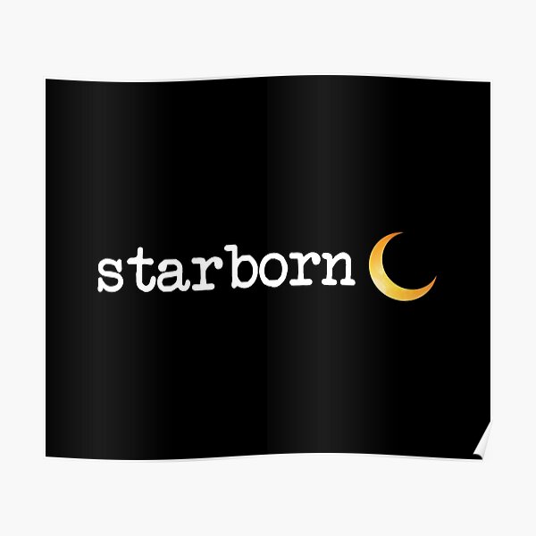 Crescent Starborn Fae in Black Font Color Poster for Sale by Kat-Kreations