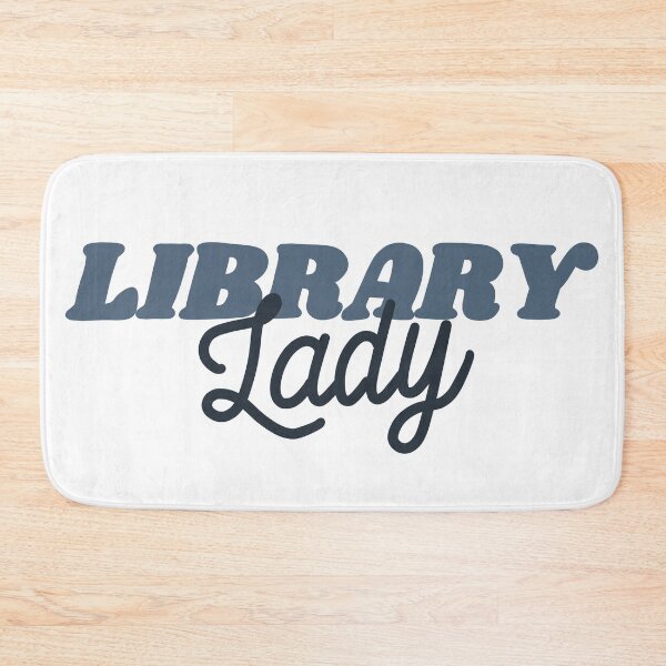 Item preview, Library Lady Design in Blue & Navy designed and sold by WildeandCo.