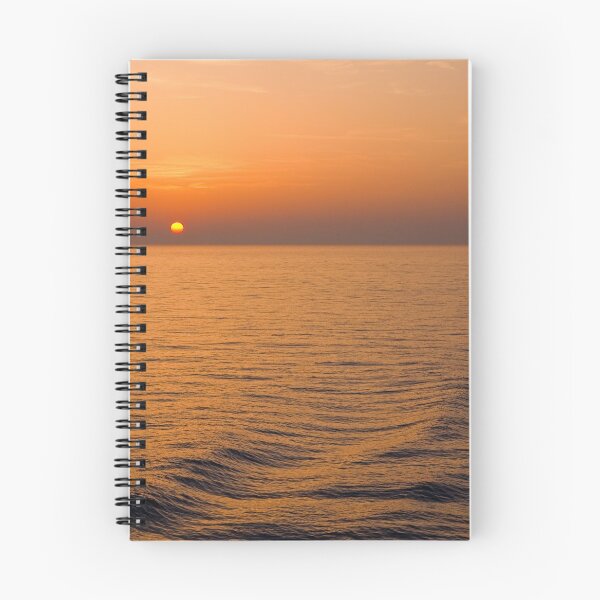 Item preview, Orange Sunset Over Rolling Seas designed and sold by dbvirago.