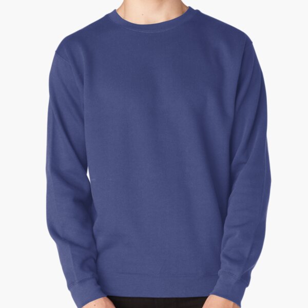plain blue jumper