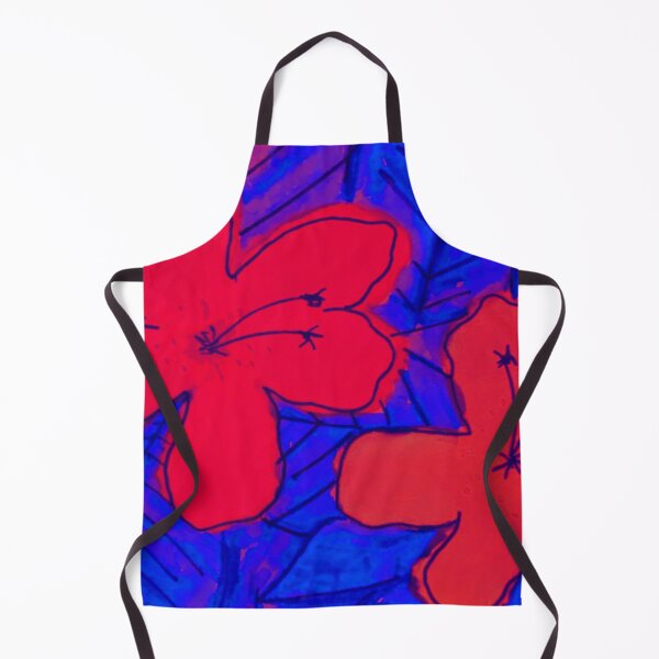 Item preview, Watercolor Hibiscus Flower - Red/Blue designed and sold by Emily Boynton.