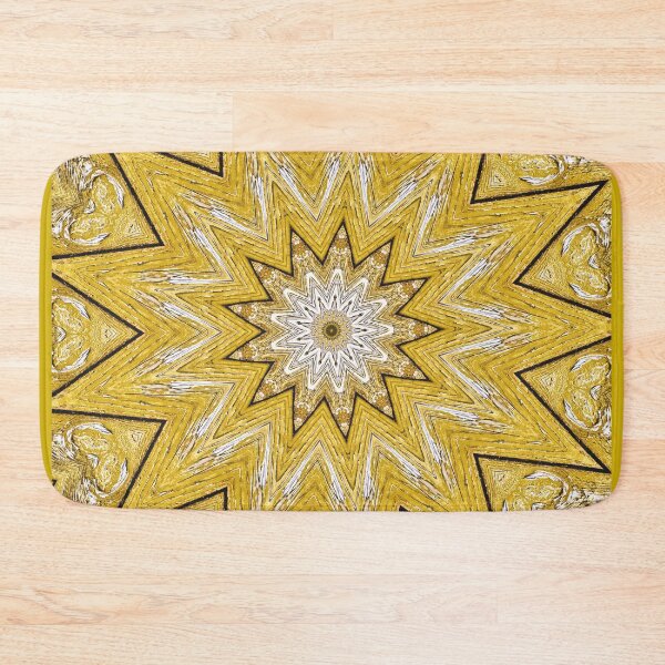 Item preview, Yellow Wooden Mandala  designed and sold by Tranquilarrow.