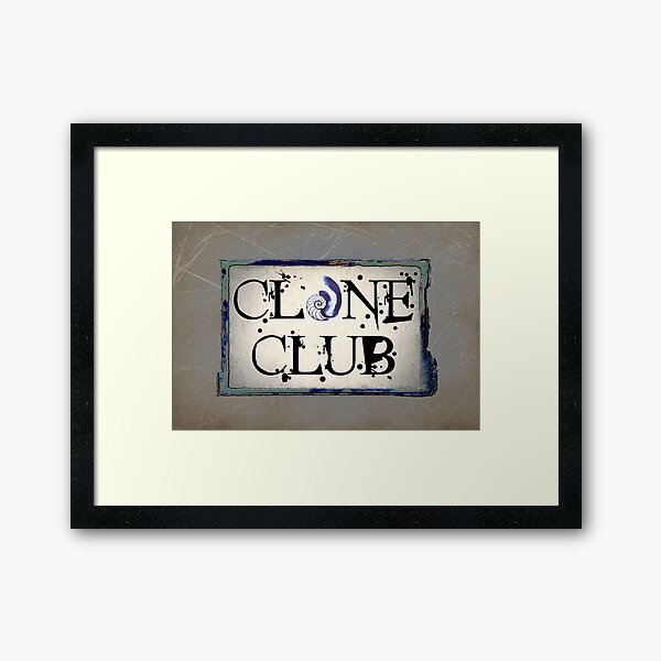 Orphan Black Clone Club featuring Cosima's Tattoo Framed Art Print