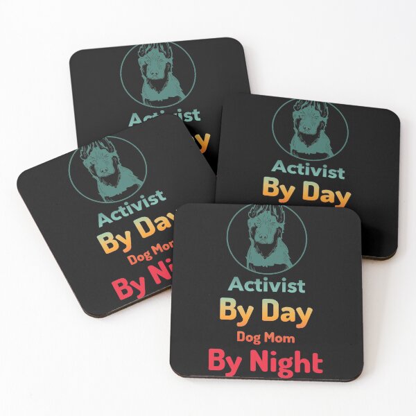 Item preview, Activist By Day, Dog Mom By Night designed and sold by jtechlimitless.