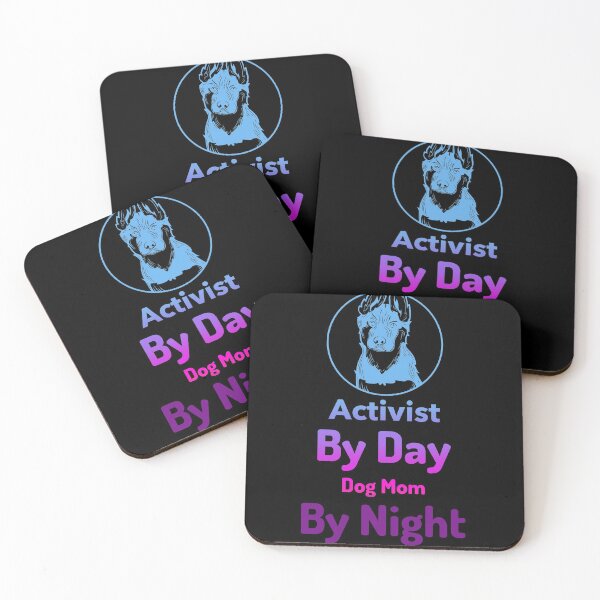 Item preview, Activist By Day, Dog Mom By Night designed and sold by jtechlimitless.
