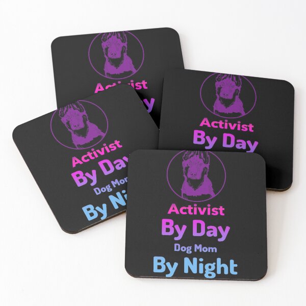 Item preview, Activist By Day, Dog Mom By Night designed and sold by jtechlimitless.