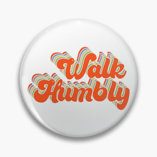 Item preview, Retro 80's Walk Humbly Rainbow designed and sold by Brenander.