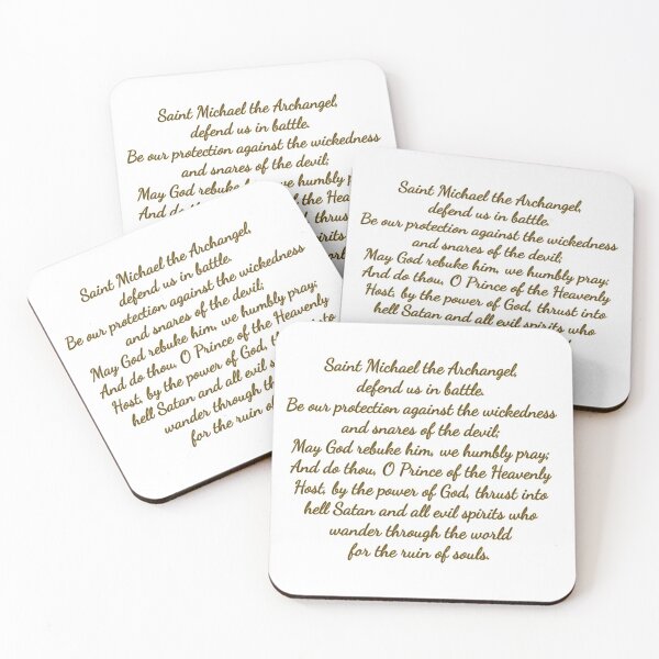 Item preview, St Michael Archangel prayer designed and sold by neteor.