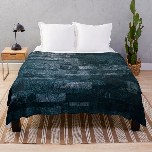 Item preview, Blue bricks,navy Geometric stone decor designed and sold by MariaMarinova.