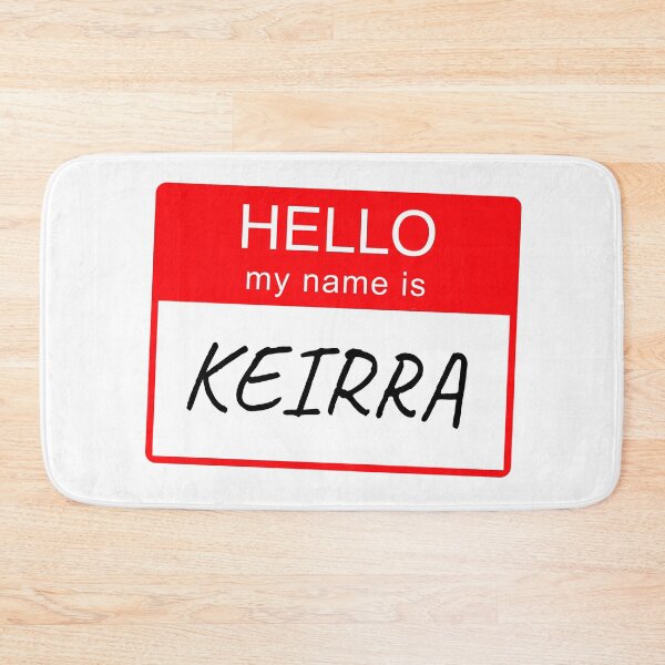 Item preview, Hello My Name is Keirra Name Tag Custom Personalised Design  designed and sold by CreatedbyJR.