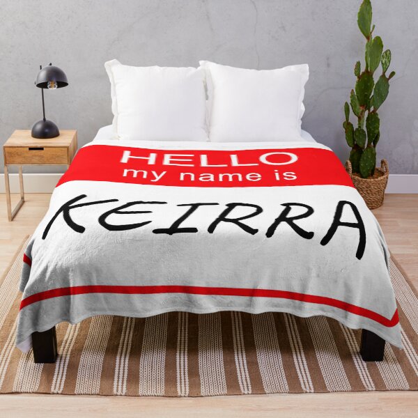 Item preview, Hello My Name is Keirra Name Tag Custom Personalised Design designed and sold by CreatedbyJR.