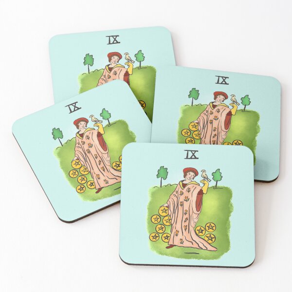 Item preview, Nine of Pentacles  designed and sold by iliketeas.