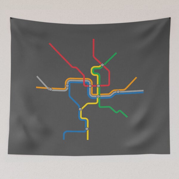 Item preview, DC Metro Map designed and sold by jay-p.