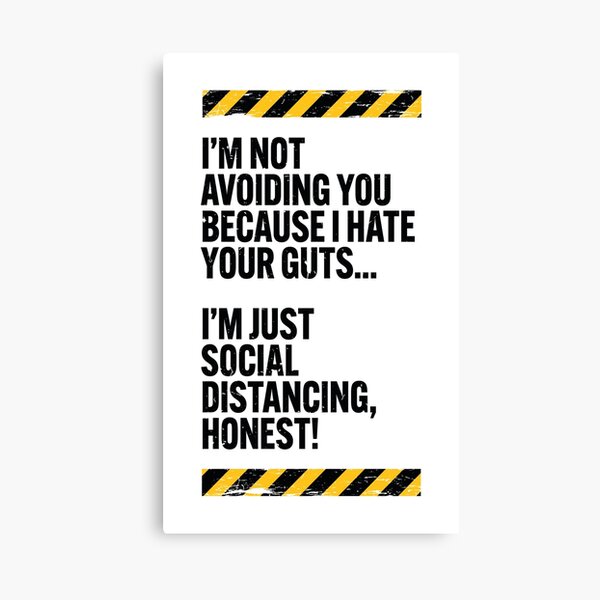 Item preview, I'm just social distancing...honest designed and sold by Viva-la-Tees.