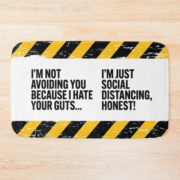 Item preview, I'm just social distancing...honest designed and sold by Viva-la-Tees.