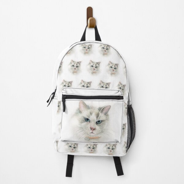 Item preview, cat ragdoll white domestic pet designed and sold by Giana Tenius.