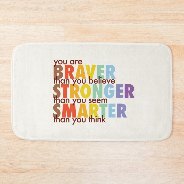 Item preview, Rainbow You are Braver Stronger Smarter  designed and sold by Giddygoatthe3rd.