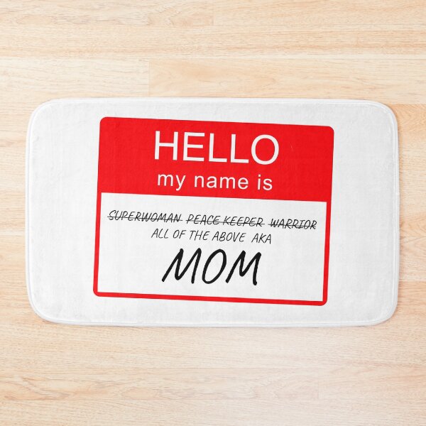 Item preview, Hello My Name is Mom Name Tag Custom Personalised Design  designed and sold by CreatedbyJR.
