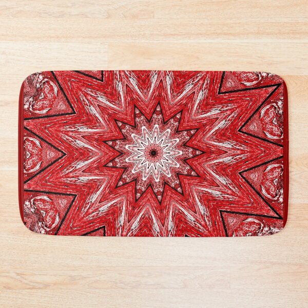 Item preview, Red Wooden Mandala  designed and sold by Tranquilarrow.