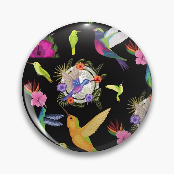 Item preview, Colorful Hummingbirds Pattern Design designed and sold by EarthArtDesigns.