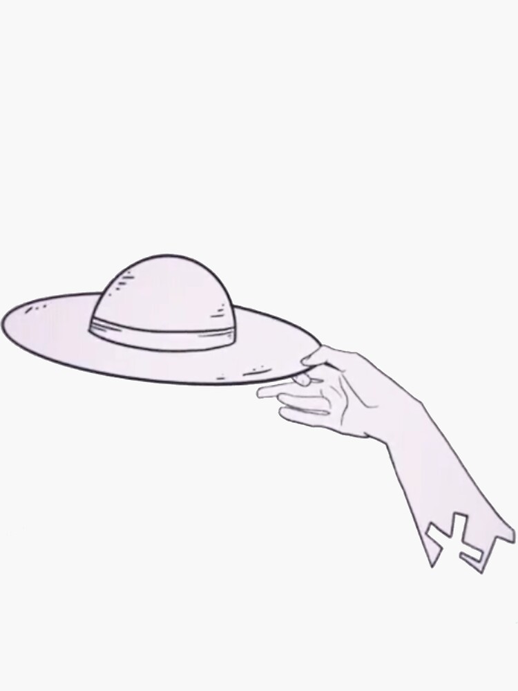 "Straw hat Luffy cool design" Sticker for Sale by CharlieGrapics Redbubble