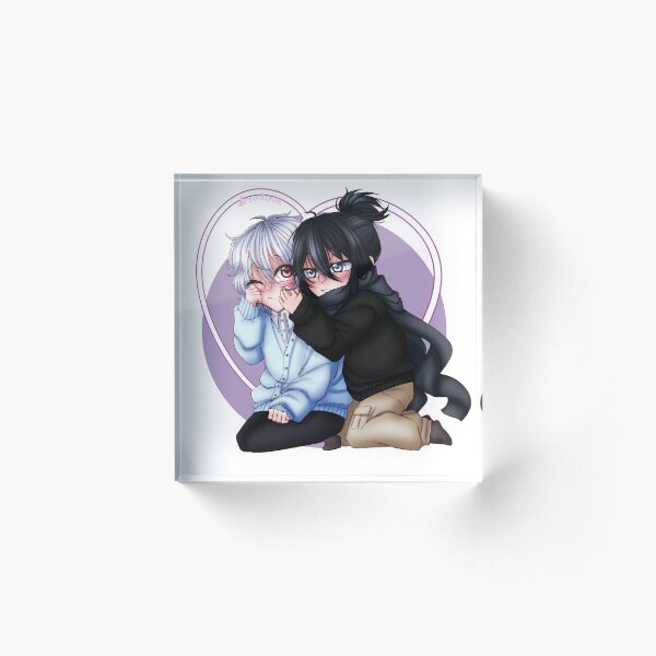 No.6 Nezumi Shion Nezushi cute chibi anime boys bl boys love Acrylic Block