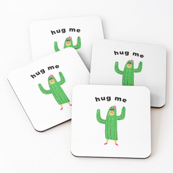 Item preview, Ironic Introvert Hug Me Cactus Cute and Funny designed and sold by sun-shadoww.
