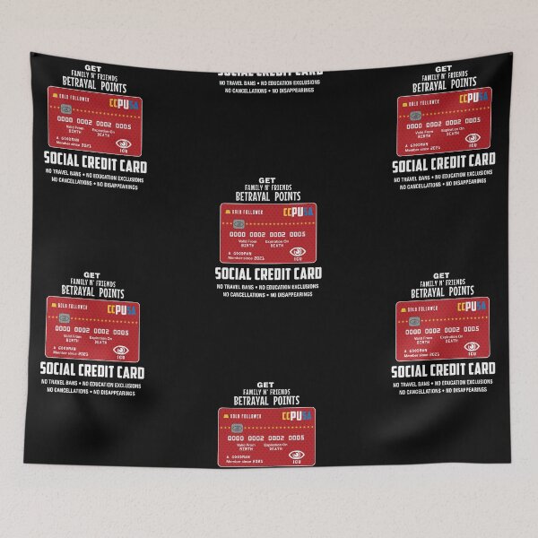 Item preview, Social Credit Card designed and sold by twHistory.