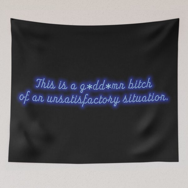 Item preview, Unsatisfactory Neon Sign - Censored Version designed and sold by Crystal Heart CS.