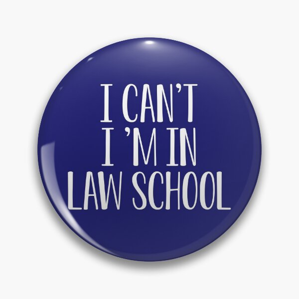 Item preview, Funny Law Student Gift I Can't I'm In Law School designed and sold by kmcollectible.