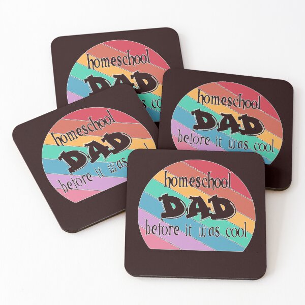 Item preview, Homeschool Dad before it was Cool funny homeschool rainbow dad designed and sold by Timeforplay.